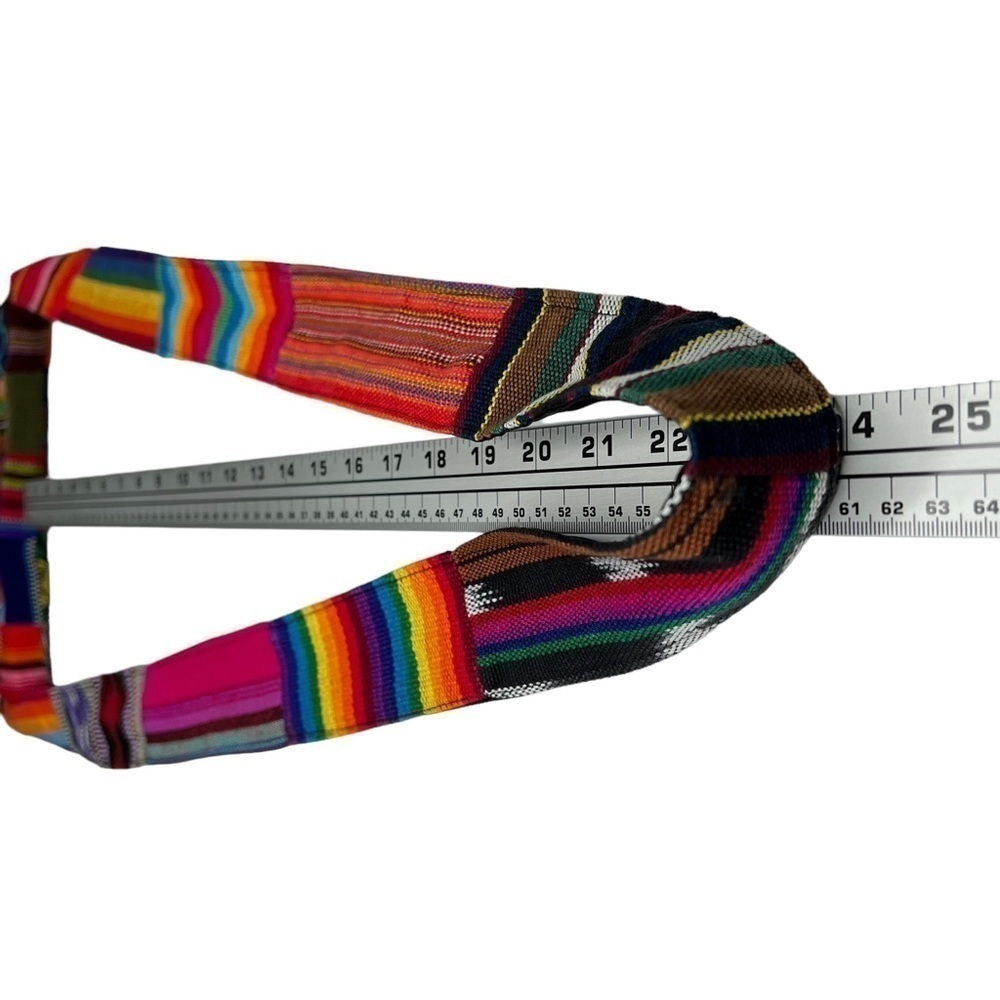 Patchwork Bohemian Multicolored Messenger Shoulde… - image 16